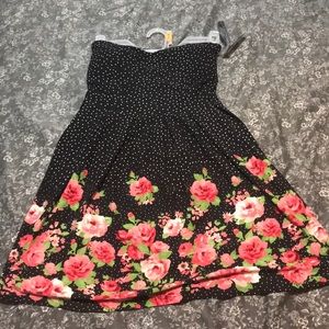 Strapless dress